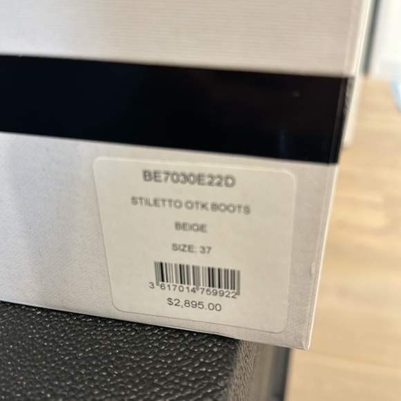 Brand New with Box Givenchy Over the Knee Shark Boots - Picture 8 of 11